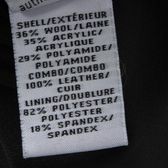 Diane Von Furstenberg 8 wool blend mono c leather trim jacket in great condition - Picture 16 of 16